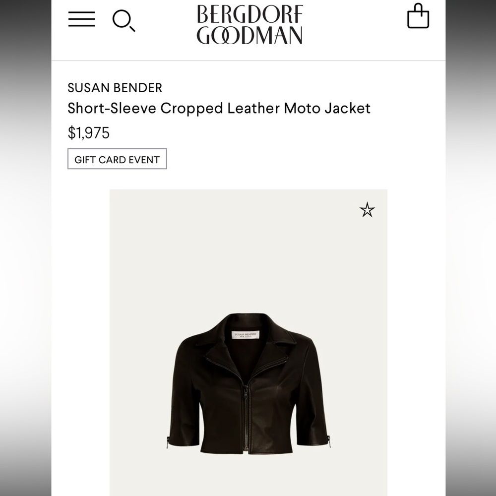 Black Leather‎ Moto Jacket